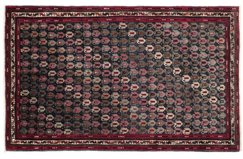 Oriental Collection Orientteppich Afshar /  Sirjan Indigo Allover 164 x 256 cm