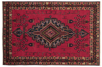 Oriental Collection Orientteppich Afshar /  Sirjan Red Medallion 160 x 246 cm