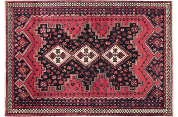 Oriental Collection Orientteppich Afshar /  Sirjan Red Medallion 170 x 242 cm
