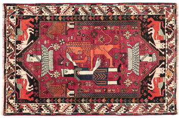 Oriental Collection Orientteppich Ghashghai Red Allover 114 x 175 cm