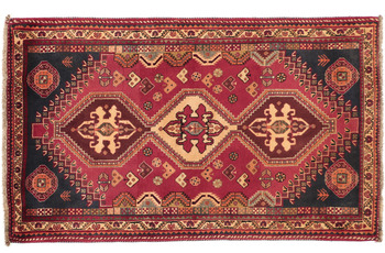 Oriental Collection Orientteppich Ghashghai Red Medallion 104 x 173 cm