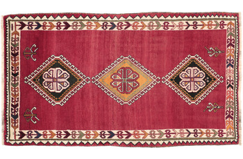 Oriental Collection Orientteppich Ghashghai Red Medallion 110 x 190 cm