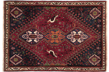 Oriental Collection Orientteppich Ghashghai Red Medallion 122 x 176 cm