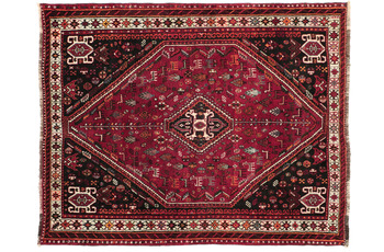Oriental Collection Orientteppich Ghashghai Red Medallion 154 x 194 cm