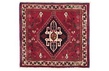 Oriental Collection Orientteppich Ghashghayi Red Medallion 065 65 x 60 cm