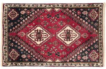 Oriental Collection Orientteppich Shiraz Red Medallion 67 x 110 cm