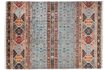 THEKO Orientteppich Kandashah 2983 blue multi 214 x 298 cm
