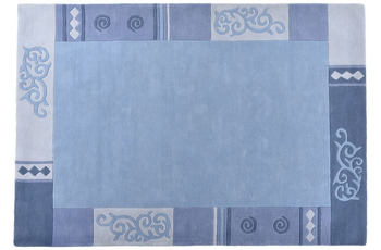 THEKO Teppich Ambadi blue 200 x 200 cm Achteck