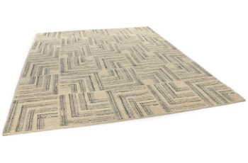 THEKO Nepalteppich Dhingri Wool C4188 grey multi 277 x 374 cm
