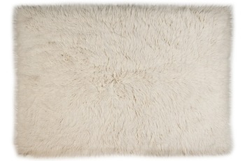 Kelii Flokati-Teppich Luxus natur - 2450 g/ m² 70 cm x 140 cm oval