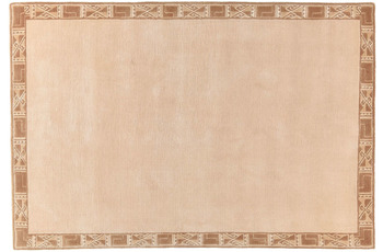 THEKO Nepalteppich Gurkha Seta MK118 beige 160 x 230 cm