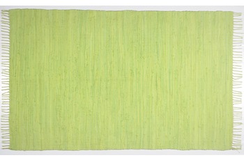 Zaba Handwebteppich Dream Cotton Grün 160 cm x 230 cm