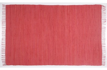 Zaba Handwebteppich Dream Cotton Rot 70 cm x 140 cm