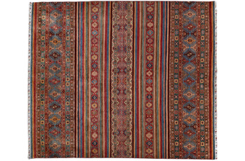 THEKO Orientteppich Kandashah 0007 red/ blue 256 x 306 cm