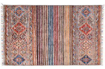 THEKO Orientteppich Kandashah 0306 brown multi 84 x 130 cm