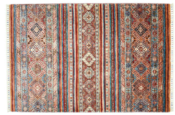 THEKO Orientteppich Kandashah 0344 blue multi 129 x 191 cm