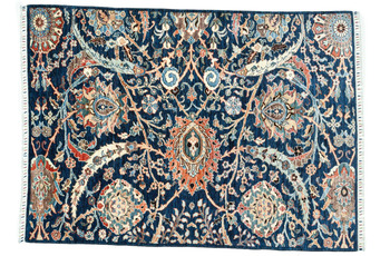 THEKO Orientteppich Kandashah 0593 blue multi 152 x 209 cm
