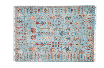 THEKO Teppich Kandashah 1125 light blue 157 x 224 cm