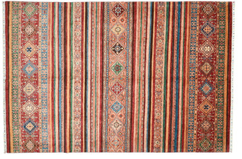 THEKO Orientteppich Kandashah 1738 red multi 246 x 369 cm