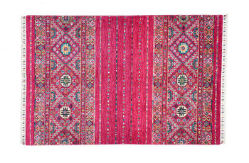 THEKO Teppich Kandashah 1918 pink multi 123 x 196 cm