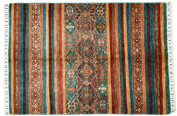 THEKO Orientteppich Kandashah 3149 red multi 101 x 143 cm