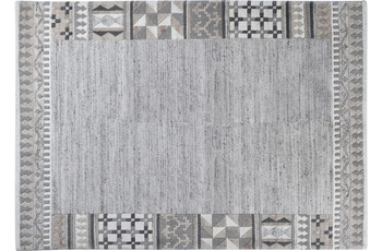 THEKO Teppich Nakarta 6030 natural grey 70 x 620 cm Bettumrandung