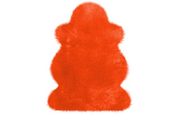 THEKO Teppich Shaun orange 68 x 100 cm