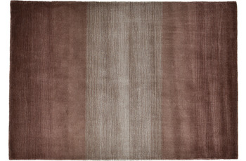 THEKO Teppich Wool Comfort Ombre braun