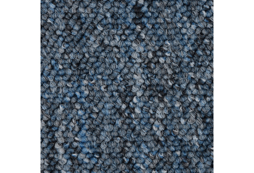 Skorpa Schlingen-Teppichboden Benno blau meliert