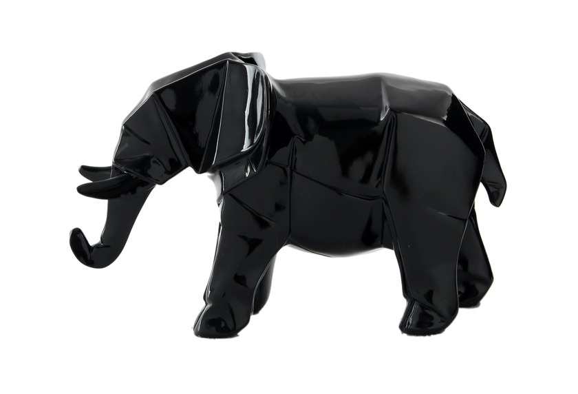 Kayoom Skulptur Elephant 120 Schwarz