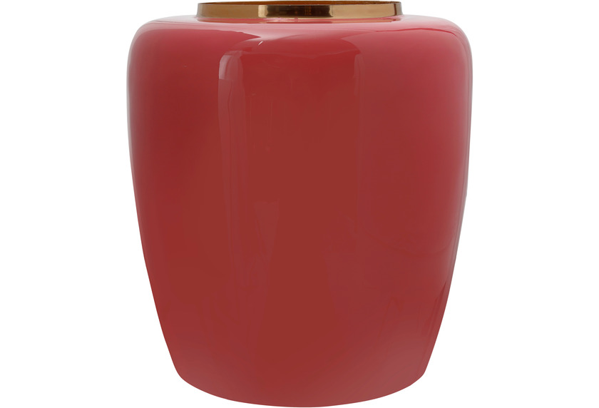 Kayoom Vase Art Deco 125 Koralle / Gold