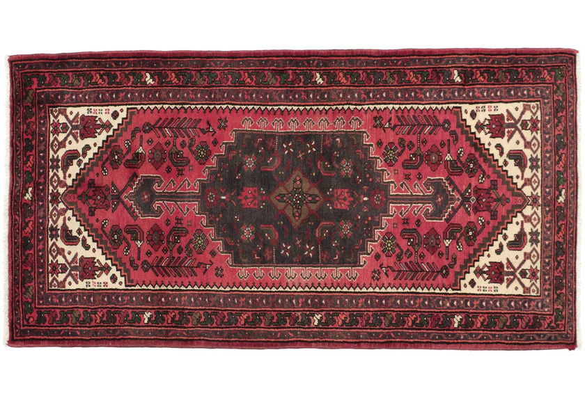 Oriental Collection Hamedan-Teppich Medallion 65 Red 196 x 105 cm