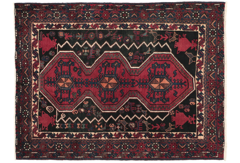 Oriental Collection Orientteppich Afshar / Sirjan Indigo Medallion 144 x 190 cm