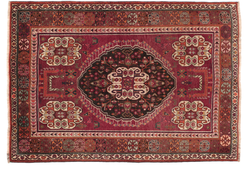 Oriental Collection Orientteppich Ghashghai Red Medallion 148 x 206 cm