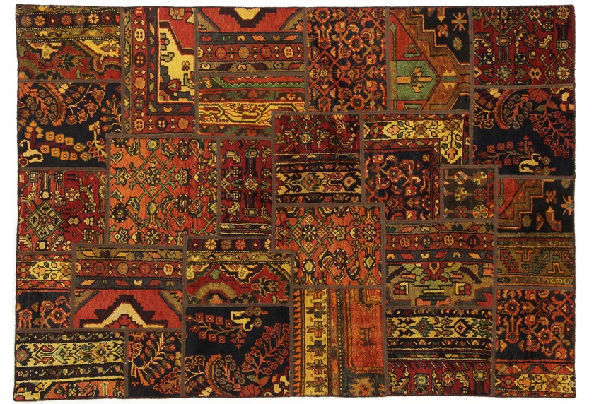 Oriental Collection Patchwork Persia 143 x 205 cm stark gemustert
