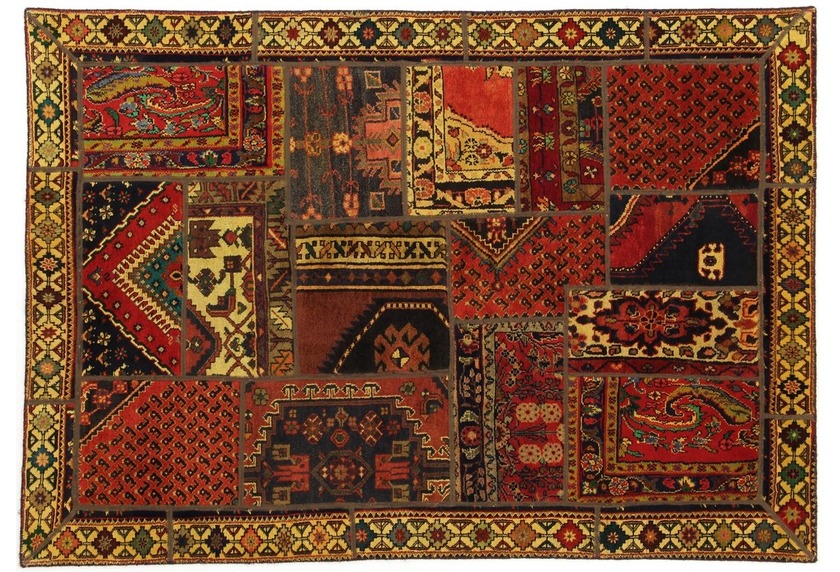 Oriental Collection Patchwork Persia 144 x 205 cm mehrfarbig