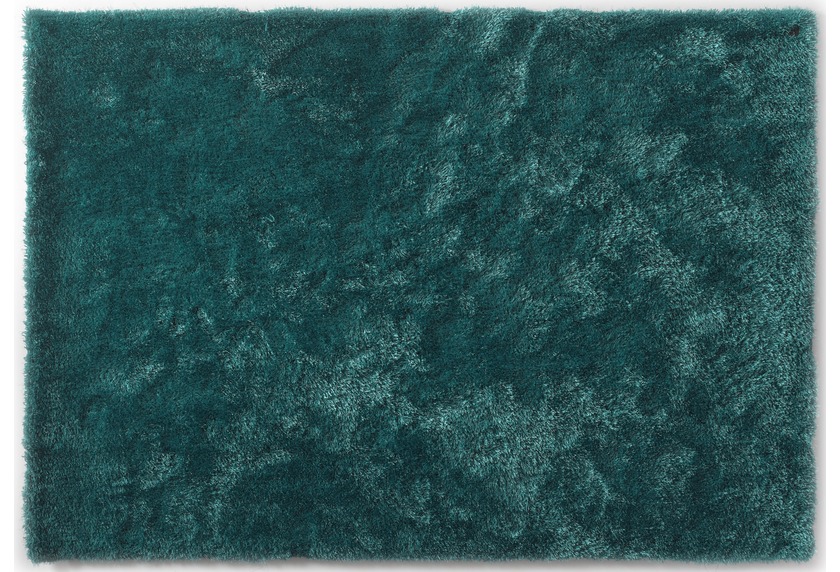 Tom Tailor Hochflor-Teppich Soft Uni turquoise