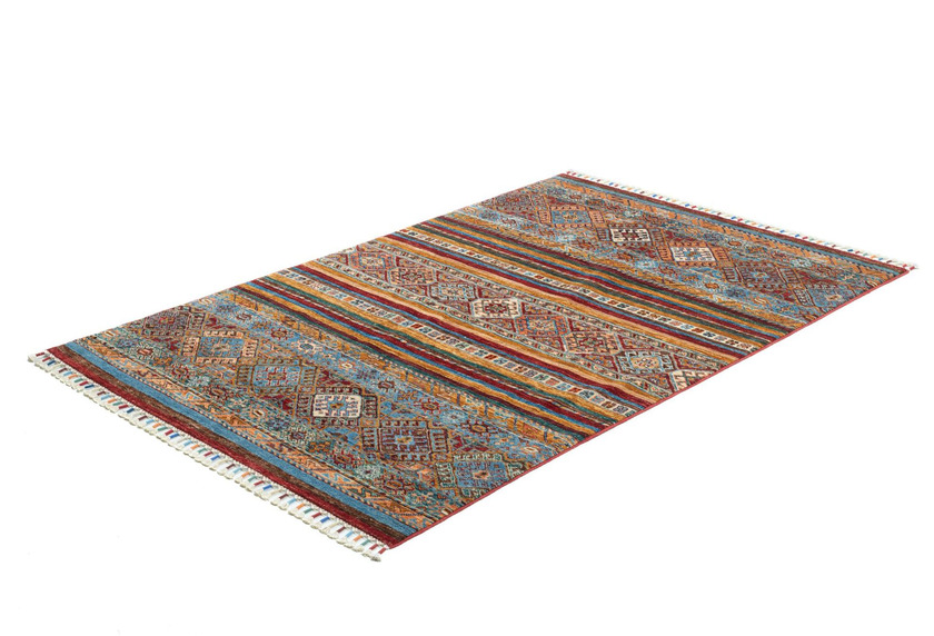 THEKO Orientteppich Kandashah 0466 blue multi 123 x 187 cm