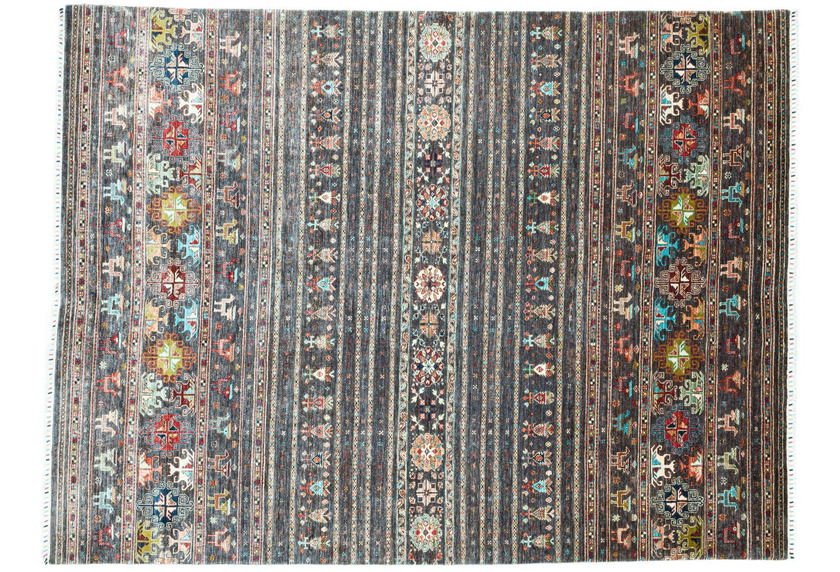 THEKO Orientteppich Kandashah 409 black multi 277 x 362 cm